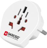SKROSS Country Adapter World to Europe Weiß