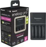 Panasonic BQ-CC55 Schnellladegerät + 4 Eneloop Pro AA Batterien