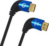 SHAPE MAGIC UHD 90 Ultra-High-Speed HDMI® Kabel mit 90° Stecker 1,5m schwarz