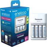Panasonic BQ-CC55 Schnellladegerät + 4 Eneloop AA Batterien