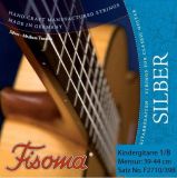 Fisoma Saiten Guitalele und 1/8 Konzertgitarre Kinder-Gitarre, Mensur 39-44cm,