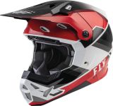 FLY Racing Formula CP Rush Motocross Helm, schwarz-weiss-rot, Größe XS, schwarz-weiss-rot, Größe XS