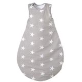 Schlafsack 'Little Stars', 90cm, ganzjährig, aus atmungsaktiver Baumwolle, unisex