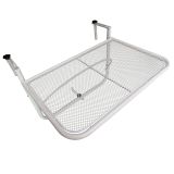 Balkonhängetisch Gartentisch viereckig höhenverstellbar Metall