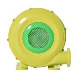 450W elektrische Luftpumpe Hüpfburg Gebläsepumpe Ventilator mit Griff Dauergebläse leichtgewichtig tragbar für aufblasbare Spielzeuge ABS Gelb+Grün 35 x 26 x 33,5 cm