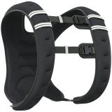 Gewichtsweste Weight Vest 10 kg verstellbar für Gewicht Tranning Krafttrainning Mann/Frau Oxford-Gewebe Metallsand Schwarz 40 x 35 cm