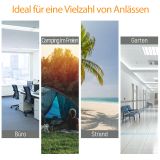 Campingbett Feldbett Klappbett Liege inkl. Tasche 193x64x40cm (Schwarz)