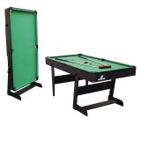 Hustle XL faltbarer Billardtisch Schwarz/grün