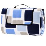 Detex® Picknickdecke Quadrate/Blau 2x2m