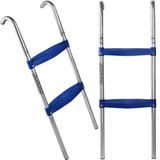 monzana® Trampolinleiter 90 cm / 2 Stufen