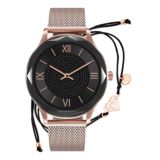 Jewelry Set  Smartwatch 1,09-Zoll-Display Musik- und Kamerasteuerung Silber