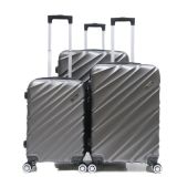 Reisekoffer Koffer 3 tlg Hartschale Trolley Set Kofferset Handgepäck Gepäck Reisetasche ABS-05