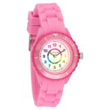 Miraval Kinderarmbanduhr mit Silikonarmband 34 mm Quarzuhrwerk Quarzuhr Lernziffernblatt Kinderuhr