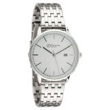 Miraval Herrenarmbanduhr mit Datumsanzeige Edelstahlarmband 40 mm