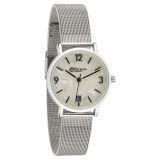 Miraval Danebarmbanduhr mit Datumsanzeige Edelstahlarmband 33 mm