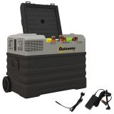 Kompressor Kühlbox 56L Kühlbox Auto 12/24V DC 240V AC bis -20°C für Lkw