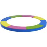 SPORTNOW Trampolin Randabdeckung Ø244 cm Trampolin Randschutz mit UV Schutz Bunt