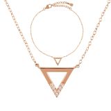 Miraval Schmuckset Halskette &amp; Armband Echtsilber 925 Sterling Schmuckset Damen Ostergeschenk