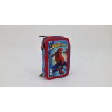 Marvel Spider-Man 20cm Federmäppchen gefüllt mit Stiften, Radiergummi, Schere