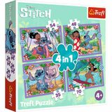 Lilo &amp; Stitch Puzzlekollektion Puzzle 4er-Pack unterhaltsames Set für Kinder