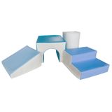 Kinder Softbausteine 4 tlg. - Grau/Blau