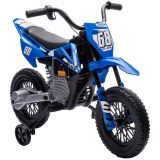 AIYAPLAY Kinder Elektro-Motorrad 12V Kindermotorrad mit Musik, 2,4-5 km/h