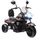 AIYAPLAY Kinder Elektro-Motorrad 6V Kindermotorrad mit Musik, 3-5 km/h