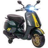 AIYAPLAY Kinder Elektro-Motorrad 6V Kindermotorrad mit MP3 USB FM-Radio Lichte