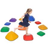 AIYAPLAY Balance-Trittsteine, 11er-Set, stapelbar &amp; rutschfest, für Innen/Außen