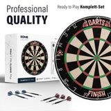 HOME DELUXE Dartscheibe inkl, Surround GOOD DARTS - Dartscheibe FINISH Klassisch ohne Surround
