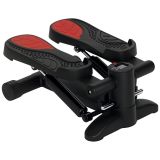 Mini-Stepper für Zuhause Up-Down Stepper mit LCD-Display bis 100 kg Schwarz