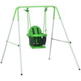 Babyschaukel, Kinderschaukel, für 6-36 Monate, für Indoor &amp; Outdoor, Grün