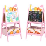 2-in-1 Kindertafel doppelseitige Kinder Staffelei Staffelei für Kinder 3-8 Jahre