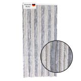 Flauschvorhang 90x200cm grau-hellgrau, Fliegenschutz, Türvorhang Wohnwagen