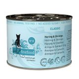 Catz finefood Nassfutter Katze Classic Adult No. 13 Hering und Shrimps 12x200 g