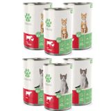 Fellicita Mixpaket Nr. 8 für Kitten 6x 400g