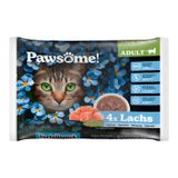 Pets Nature GmbH Pawsome Adult Flowpack Lachs 4x85 g