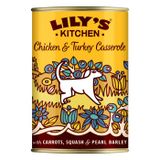 LILY'S KITCHEN Nassfutter für Hunde Adult Huhn und Truthahn 6x400 g