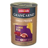 animonda GranCarno Single Protein Supreme Nassfutter Hund Adult, Lamm pur 6x400 g