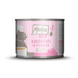 MjAMjAM Nassfutter Katze Adult, Blanchiert in Sauce 6x185 g Pute und Lachs