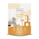 MjAMjAM Nassfutter Katze Adult, Quetschie 6x300 g Huhn und Möhrchen