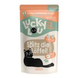 Lucky Lou Nassfutter Katze Adult Geflügel und Kaninchen 16x125 g
