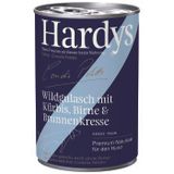 Hardys Edition Cornelia Poletto Nassfutter Hund Adult 6x400 g Wildgulasch mit Kürbis, Birne & Brunnenkresse