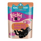 Lucky Lou Nassfutter Katze Adult Ente und Geflügel 6x300 g