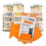 SmoothieCat Mix + Lickimat Orange