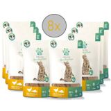 Fellicita Huhn & Flussbarsch Fleischstreifen 8x 50g Fellonis Katzensnacks