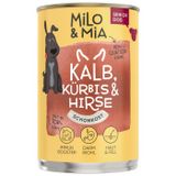 Milo & Mia Kalb, Kürbis & Hirse 6x400 g