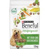 Beneful Purina Wohlfühlgewicht mit Huhn und Gartengemüse 2x12 kg