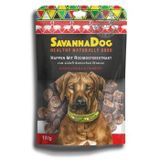 SavannaDog vom südafrikanischen Strauß Happen 100 g mit Rooibostee