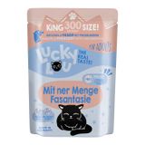 Lucky Lou Nassfutter Katze Adult Geflügel und Fasan 6x300 g